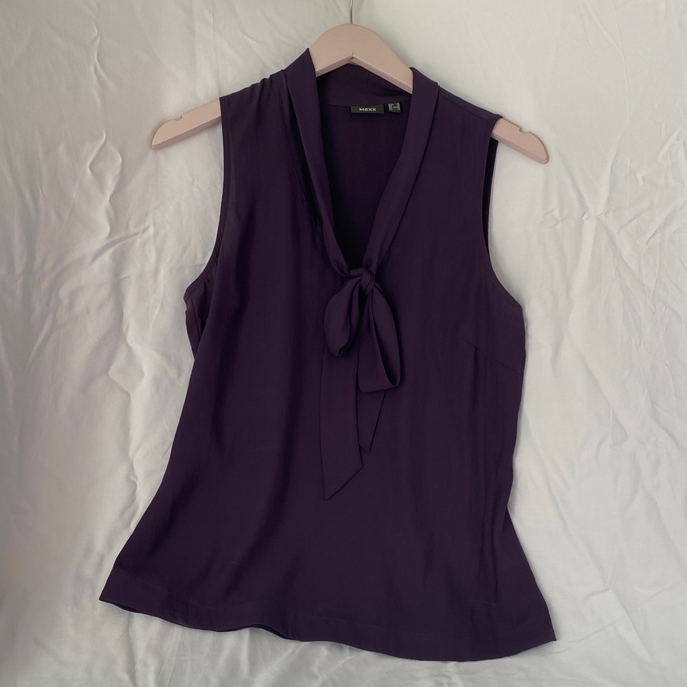 Mexx Deep Purple Sleeveless Blouse